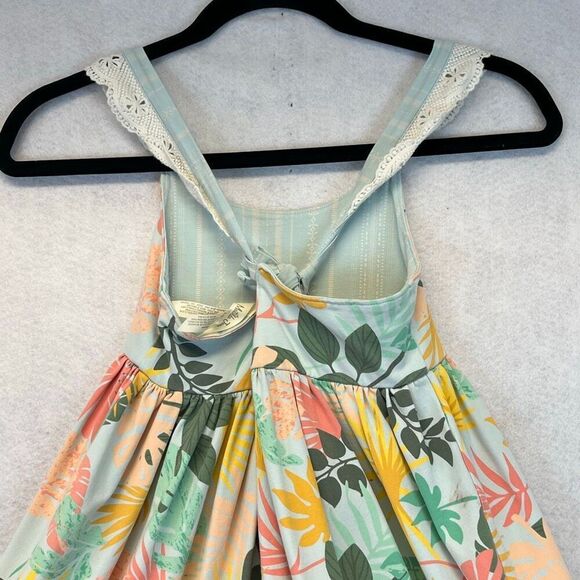 MATILDA JANE Girls Outfit 2PC Size 8 Floral Ruffle Tunic Top & Polka Dot Shorts - Picture 8 of 15